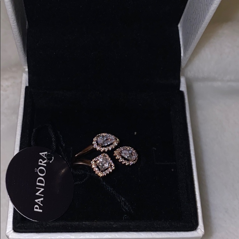 Geometric Shapes Open Ring